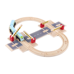 Wooden Road Junction Set