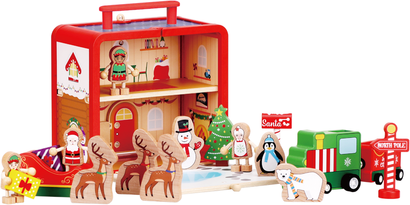 Wooden Santa Workshop **PRE-ORDER FOR DELIVERY EARLY DECEMBER**