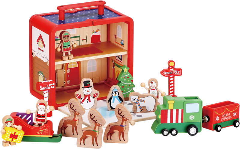 Wooden Santa Workshop **PRE-ORDER FOR DELIVERY EARLY DECEMBER**